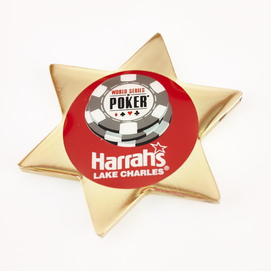 HARRAH’S,LAKE CHARLES, WSOP, Poker Spinner Card Guard