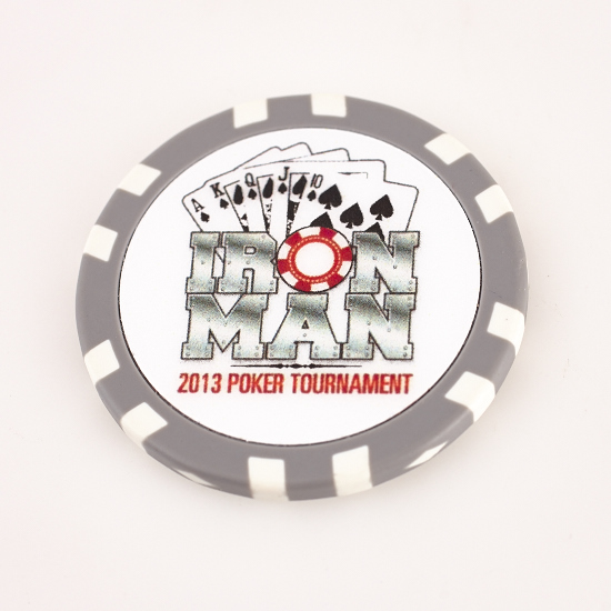 IRON MAN,2013 POKER, Poker Chip Card Guard