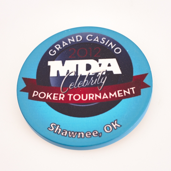 GRAND CASINO, MDA CELEBRITY POKER TOURNAMENT, Poker Card Guard Chip