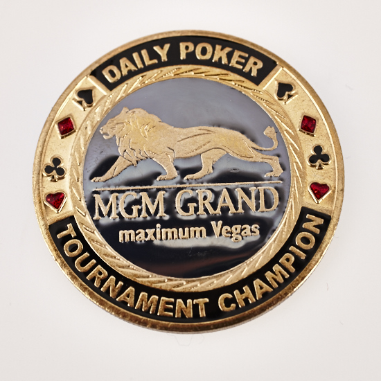 MGM GRAND, DAILY POKER, TOURNAMENT CHAMPION, Poker Card Guard