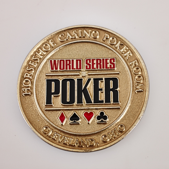 WSOP WORLD SERIES OF POKER, HORSESHOE CASINO POKER ROOM, CLEVELAND OHIO, Numbered 0013, Poker Card Guard