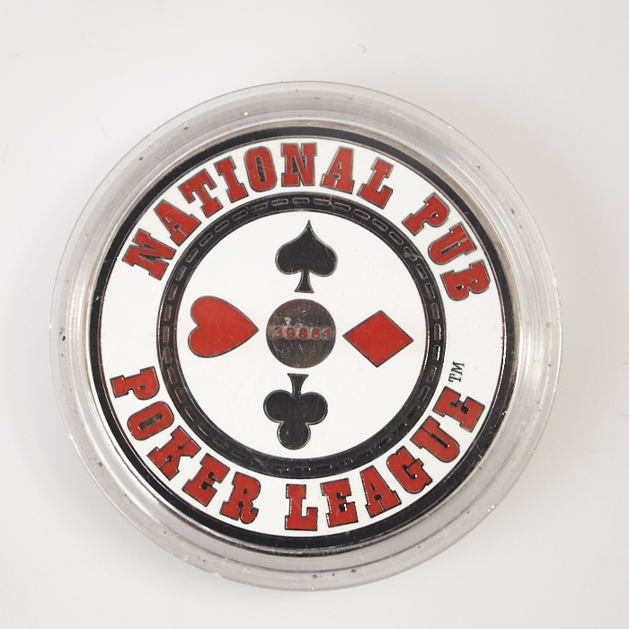 NPPL NATIONAL PUB POKER LEAGUE (No. 39861), LIMITED EDITION TWO PAIRS, Poker Card Guard