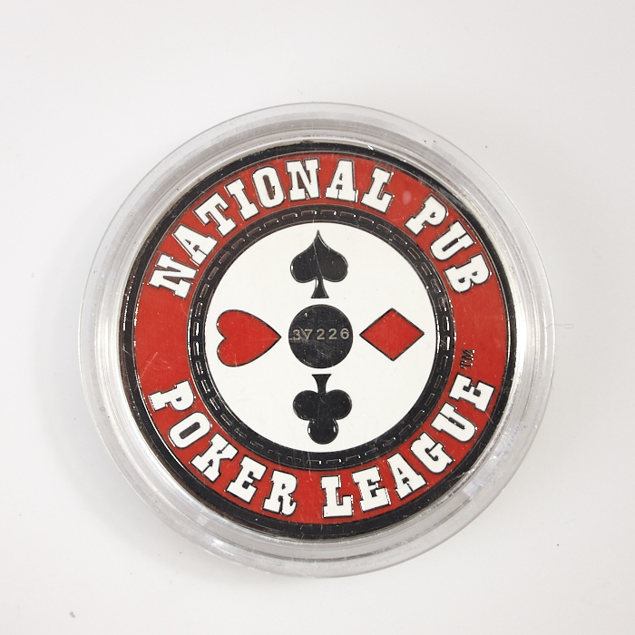 NPPL NATIONAL PUB POKER LEAGUE (No. 37226), LIMITED EDITION TWO PAIRS, Poker Card Guard