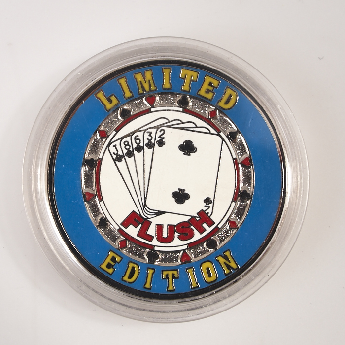 NPPL NATIONAL PUB POKER LEAGUE (No. 41479) TOURNAMENT WINNER, LIMITED EDITION  FLUSH, Poker Card Guard