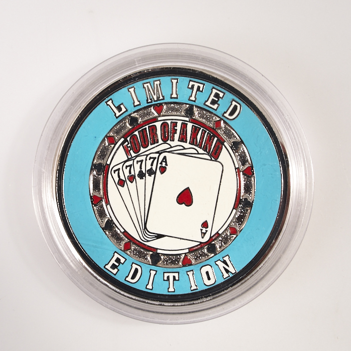 NPPL NATIONAL PUB POKER LEAGUE (No. 44539), LIMITED EDITION FOUR OF A KIND, Poker Card Guard