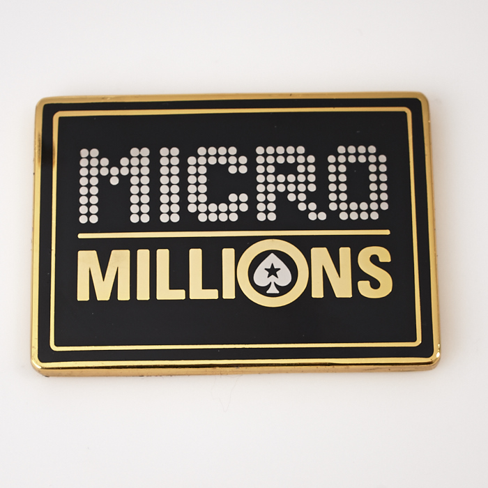 MICRO MILLIONS, CHAMPION 2014, POKER STARS, Poker Card Guard