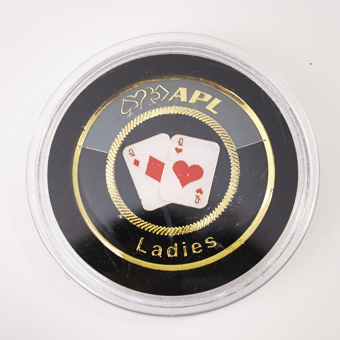 APL AUSTRALIAN POKER LEAGUE, LADES (Queen Diamonds and Queen Hearts), EVENT WINNER, Poker Card Guard
