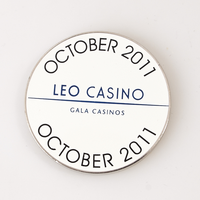 LEO CASINO, GALA CASINOS, OCTOBER 2011, Poker Card Guard