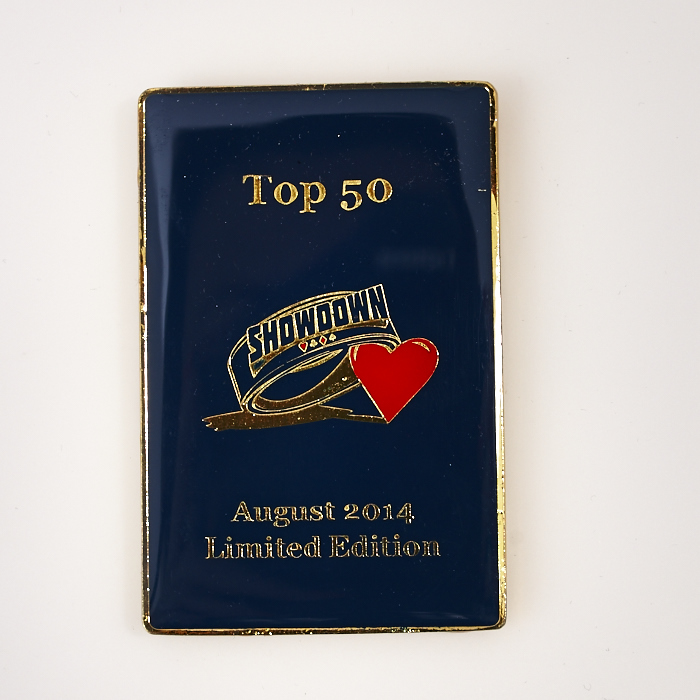 SHOWDOWN, TOP 50, AUGUST 2914, LIMITED EDITION, Poker Card Guard