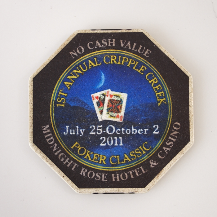 MIDNIGHT ROSE CASINO, POKER CLASSIC, 1st ANNUAL CRIPPLE CREEK, Poker Card Guard