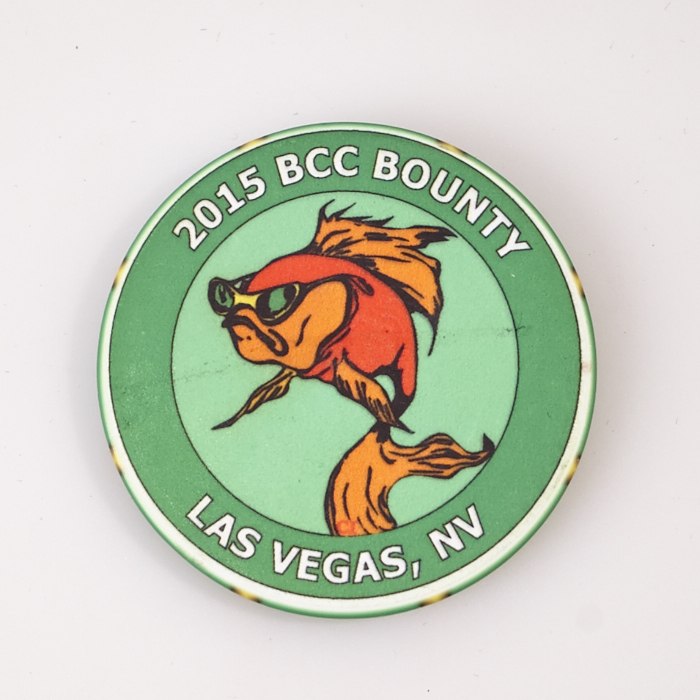 BARGE 2015 BCC BOUNTY, LAS VEGAS, NV. Poker Chip Card Guard