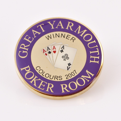 GREAT YARMOUTH POKER ROOM, GROSVENOR CASINOS, WINNER, COLOURS 2007, Poker Card Guard