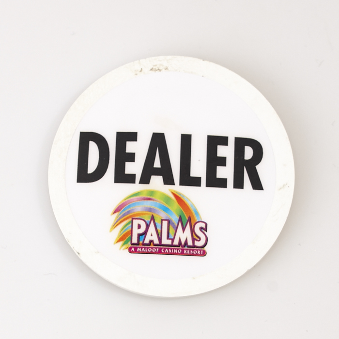PALMS, DEALER BUTTON, Poker Dealer Button