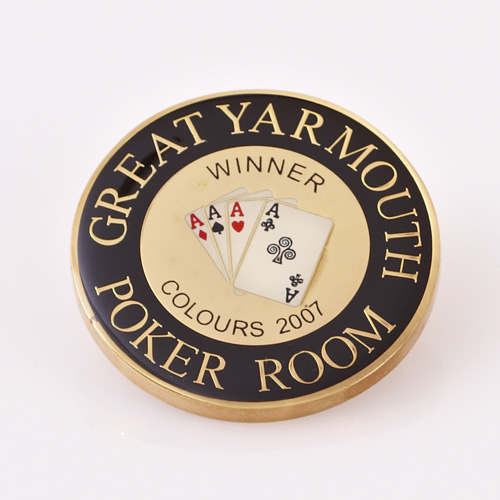 GREAT YARMOUTH POKER ROOM, GROSVENOR CASINOS, WINNER COLOURS 2007, Poker Card Guard
