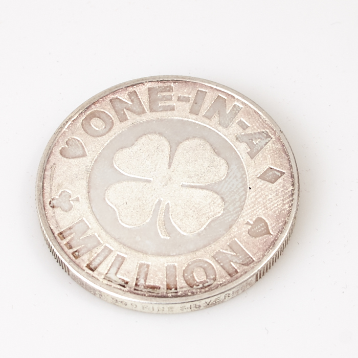 ONE-IN-A MILLION, ALL IN, 4 LEAF CLOVER, Poker Card Guard