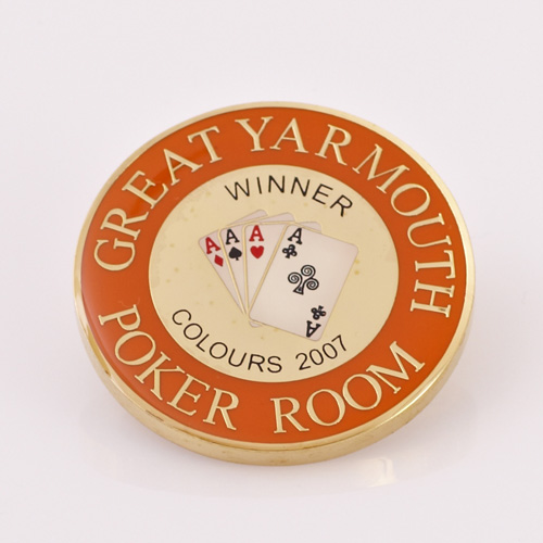 GREAT YARMOUTH POKER ROOM, GROSVENOR CASINOS, WINNER COLOURS 2007, Poker Card Guard