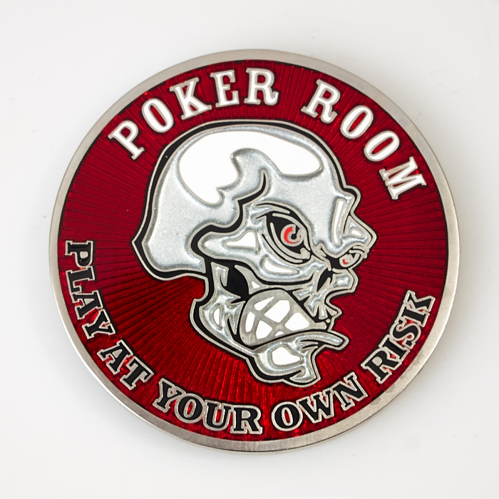GCC GEOCOIN CLUB, POKER ROOM, PLAY AT YOUR OWN RISK, Poker Card Guard