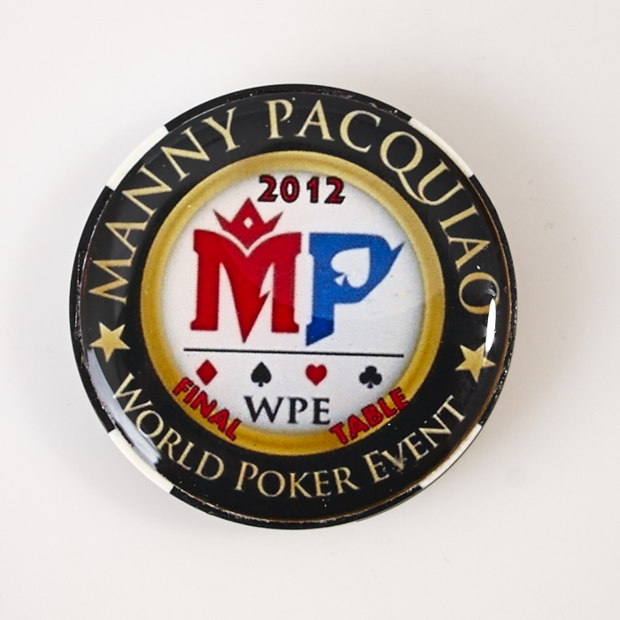 MANNY PACQUIAO WORLD POKER EVENT 2012, Poker Card Guard