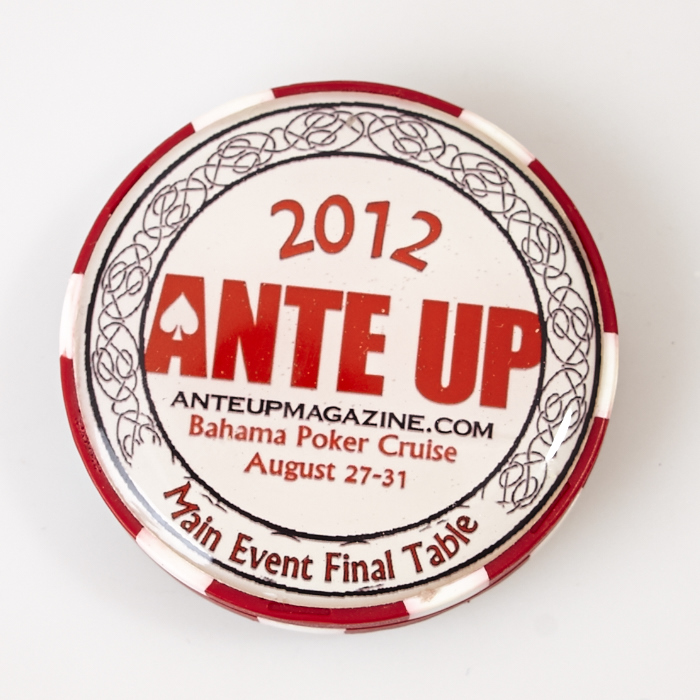 BAHAMA POKER CRUISE, ANTE UP, MAIN EVENT FINAL TABLE 2012, Poker Card Guard