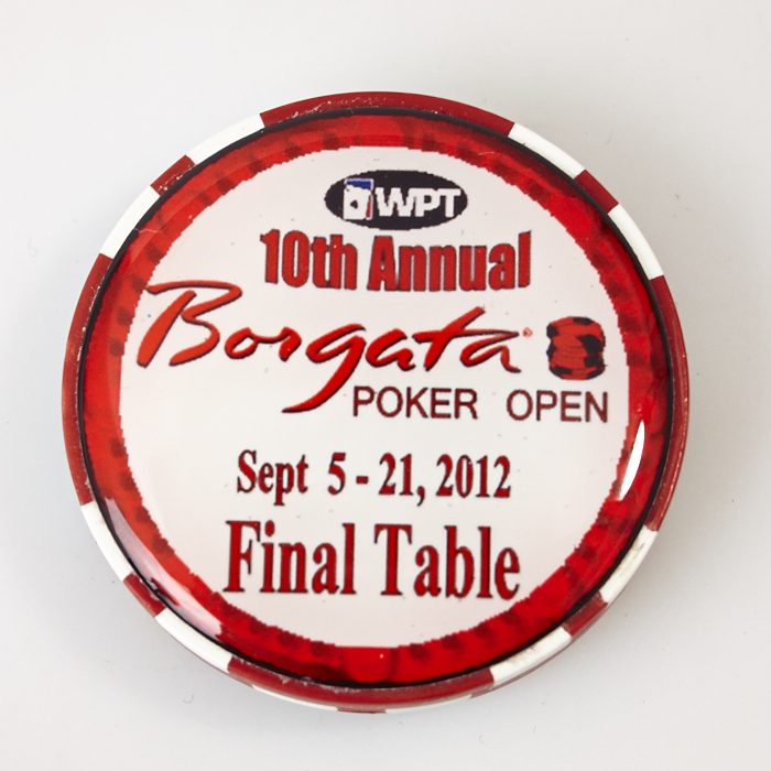 WPT WORLD POKER TOUR, BORGATA CASINO POKER OPEN 2012, FINAL TABLE, Poker Card Guard