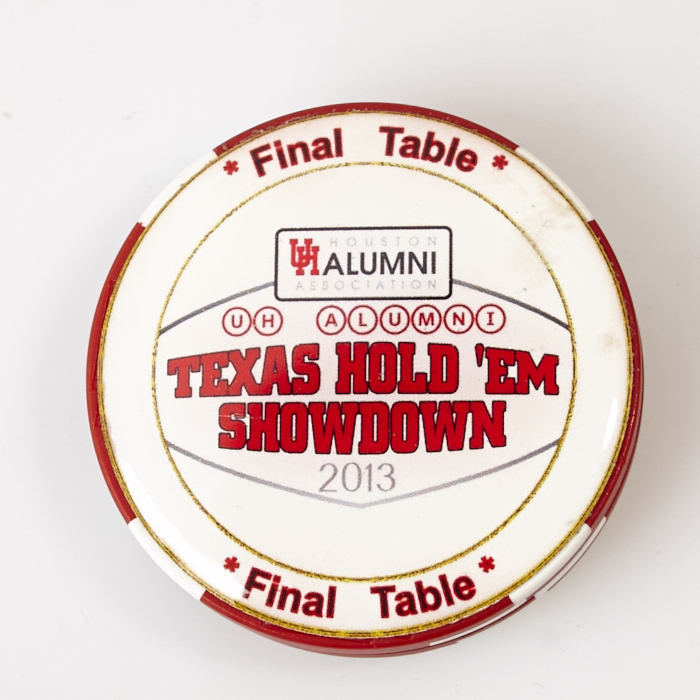 HOUSTON ALUMNI ASSOCIATION, TEXAS HOLD’EM SHOWDOWN 2013, FINAL TABLE, Poker Card Guard