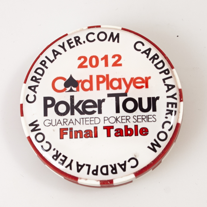 CHOCTAW CASINO POKER TOUR 2012 FINAL TABLE, Poker Card Guard