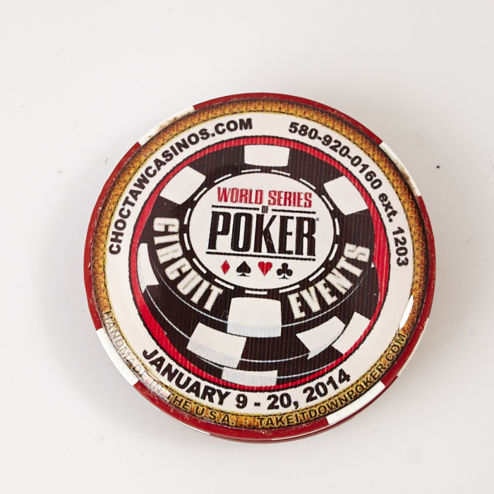 WSOP WORLD SERIES OF POKER CIRCUIT EVENT 2014, CHOCTAW CASINO, Poker Card Guard