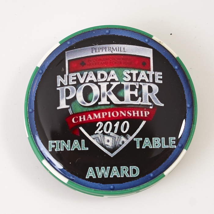 PEPPERMILL CASINO NEVADA STATE POKER CHAMPIONSHIP, FINAL TABLE 2010, Poker Card Guard