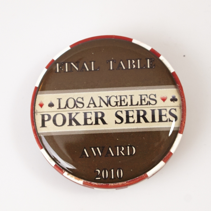 THE BICYCLE CASINO, LOS ANGELES POKER SERIES, FINAL TABLE AWARD 2010, Poker Card Guard