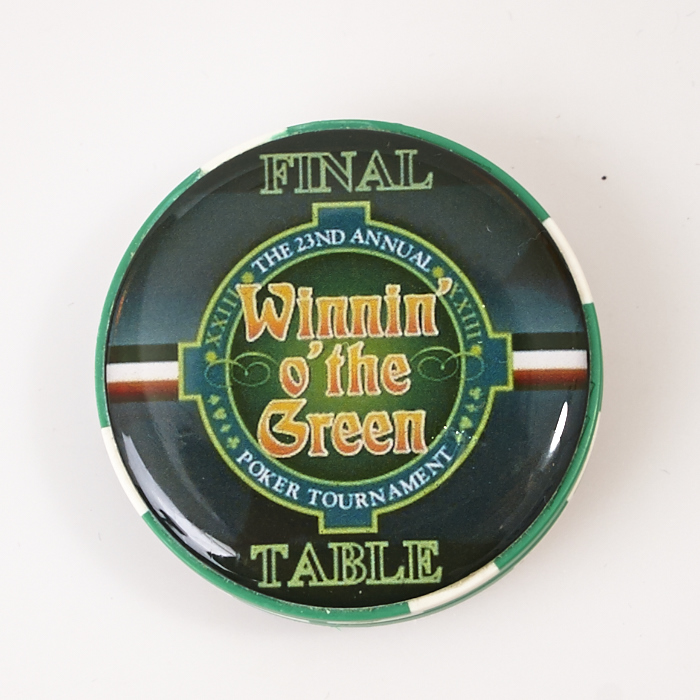 THE BICYCLE CASINO, THE 23rd ANNUAL WINNIN O’THE GREEN, FINAL TABLE, Poker Card Guard