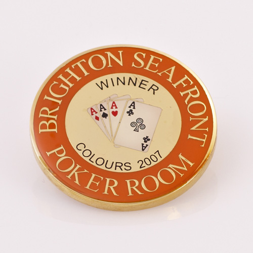 BRIGHTON SEAFRONT POKER ROOM, GROSVENOR CASINOS, WINNER COLOURS 2007, Poker Card Guard