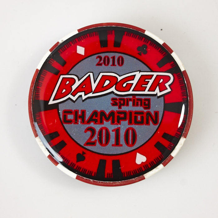 BADGER POKER TOURNAMENTS, SPRING CHAMPION 2010, Poker Card Guard