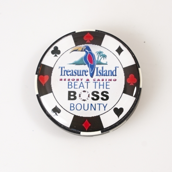 TREASURE ISLAND CASINO, BEAT THE BOSS BOUNTY 2009, Poker Card Guard
