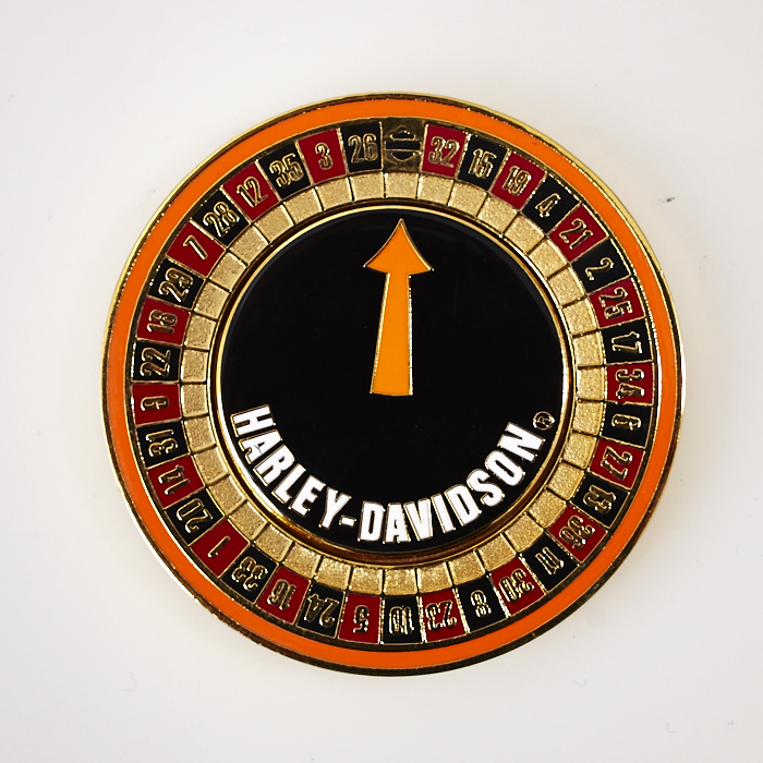 HARLEY DAVIDSON, Roulette Compass, Poker Card Guard