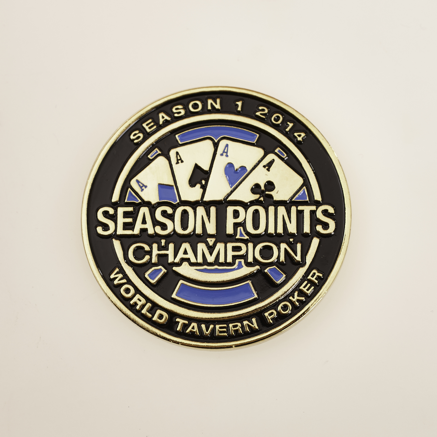 WORLD TAVERN POKER, SEASON POINTS CHAMPION 2014, Poker Card Guard