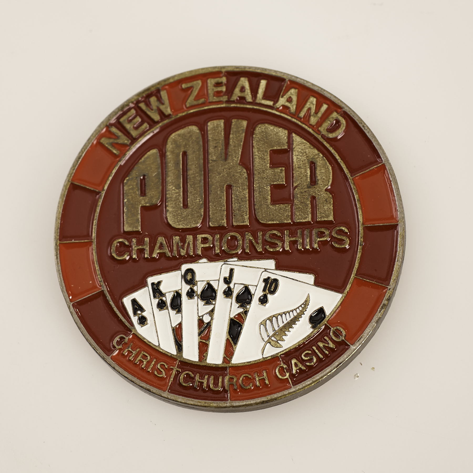 POKER CHAMPIONSHIPS, CHRISTCHURCH CASINO, New Zealand, Poker Card Guard