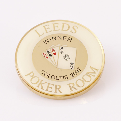 LEEDS POKER ROOM, GROSVENOR CASINOS, WINNER COLOURS 2007, Poker Card Guard