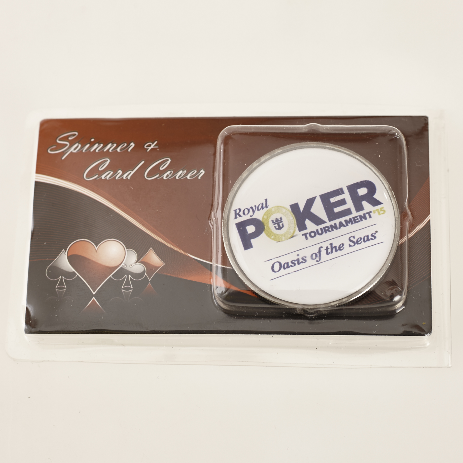 ROYAL POKER TOURNAMENT, OASIS OF THE SEAS  2015, Poker Card Guard Spinner