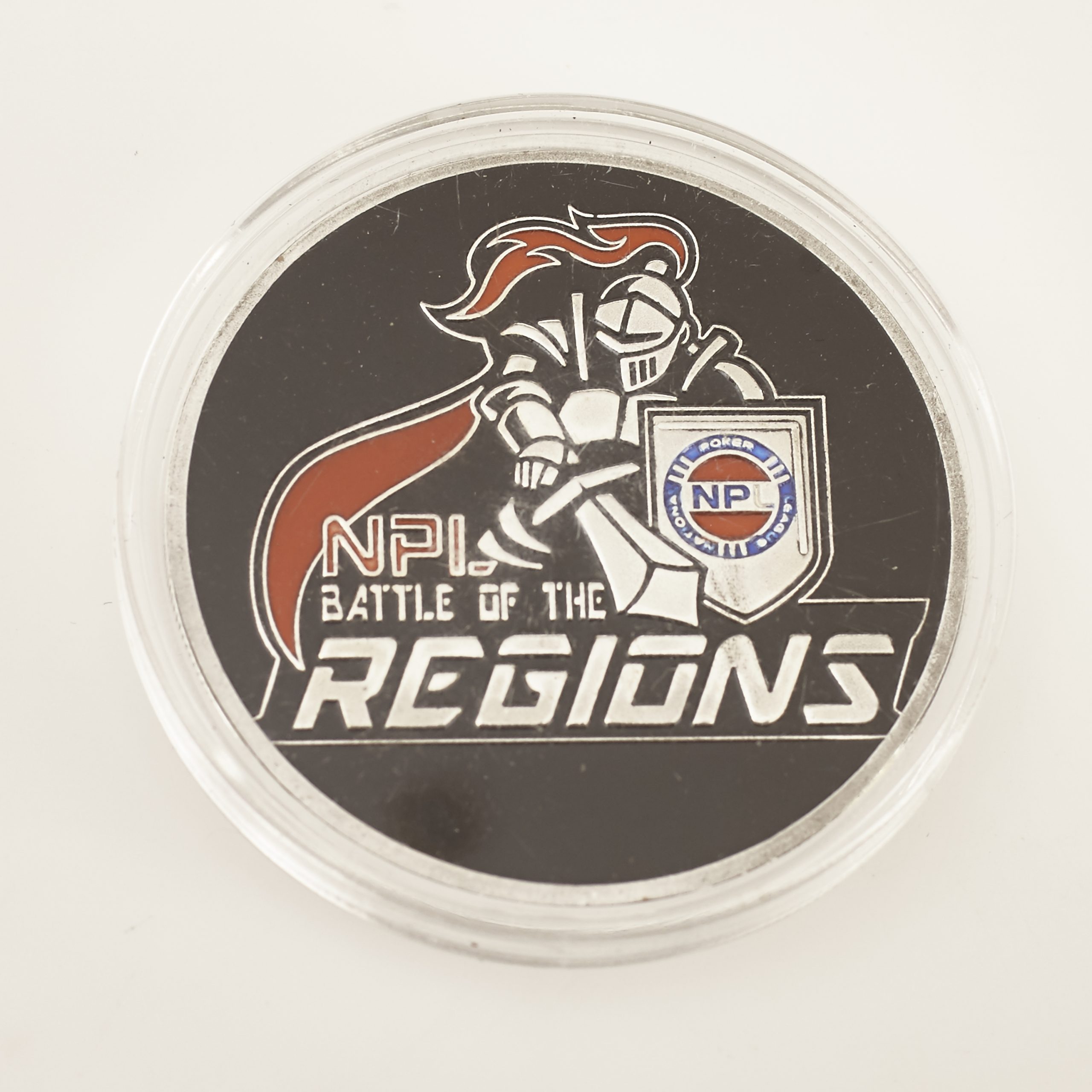 NPL NATIONAL POKER LEAGUE, BATTLE OF THE REGIONS, (LARGE) Poker Card Guard