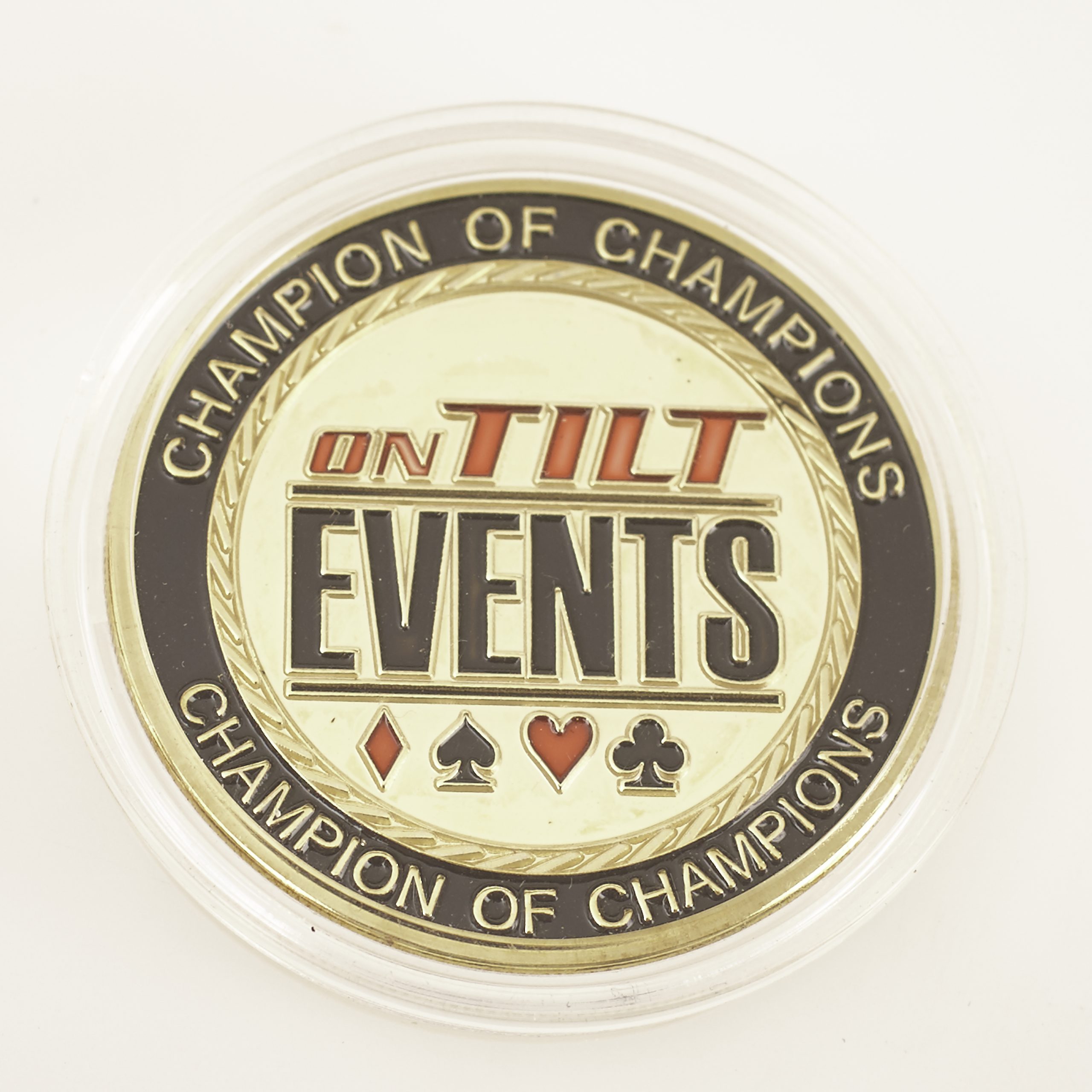 ON TILT EVENTS, CHAMPION OF CHAMPIONS, Poker Card Guard