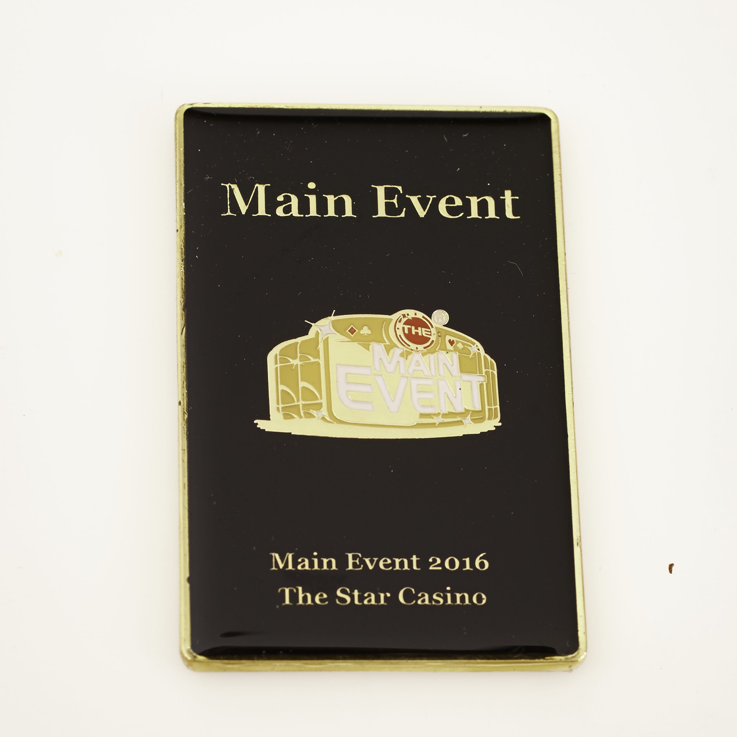 MAIN EVENT 2016, THE STAR CASINO, Poker Card Guard