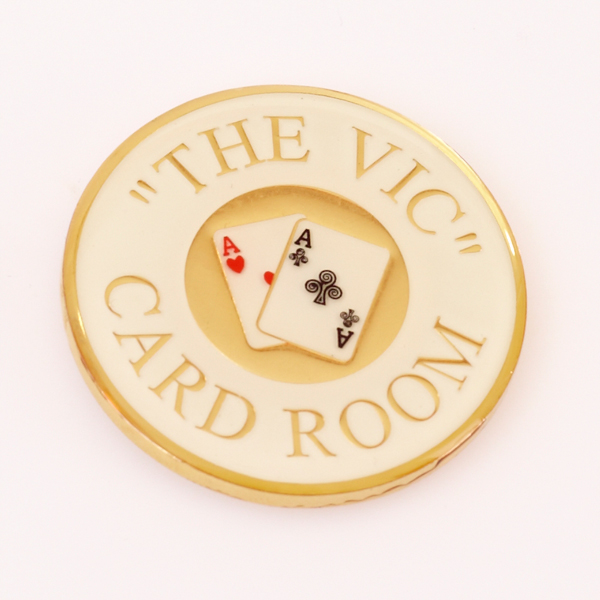 “THE VIC” (THE VICTORIA) CARD ROOM, GROSVENOR CASINOS, Poker Card Guard