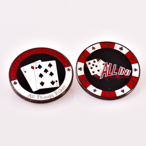 ALL IN, 2 DIAMONDS & 7 SPADES, Poker Card Guard