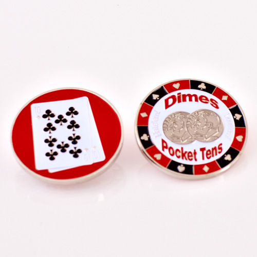 DIMES, POCKET TENS, Poker Card Guard