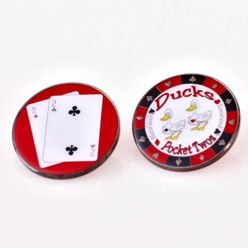 DUCKS, POCKET TWOS, 2 SPADES 2 CLUBS, Poker Card Guard