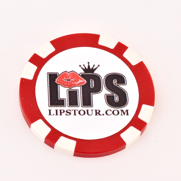 LIPS LADIES INTERNATIONAL POKER SERIES, FINAL TABLE CONGRATULATIONS, Poker Card Guard Chip