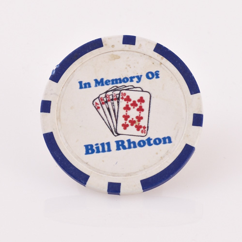 Bill Rhoton Poker Card Guard
