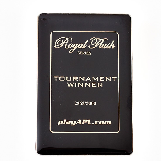 APL, ROYAL FLUSH SERIES, TOURNAMENT WINNER, Poker Card Guard