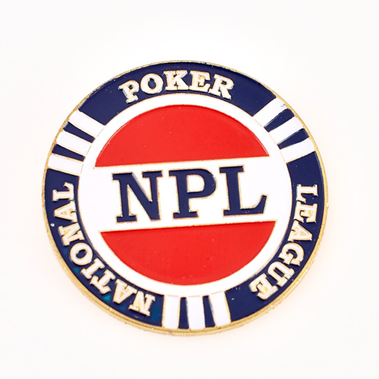 NPL, NATIONAL POKER LEAGUE, TOURNAMENT WINNER, (LARGE) Poker Card Guard