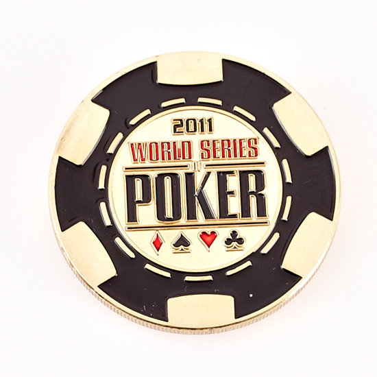 World Series of Poker Black Poker Chip Card Guard 